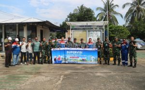 Dandim 0429/Lamtim Sambut Waaster Kasad dalam Rangka Wasgiat Bidang Kermater