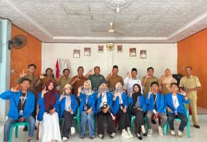 Babinsa Koramil 02/WB Hadiri Penerimaan Mahasiswa KKN di Desa Tanjung Tirto