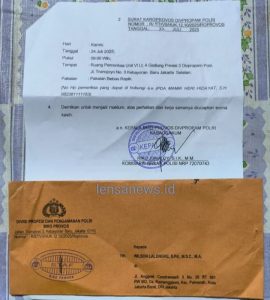 Ketua Umum PPWI Siap Memenuhi Undangan Divpropam Polri Terkait Laporan Dugaan Pelanggaran Etik oleh Oknum Polisi Polda Sumsel