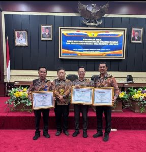 Kabupaten Pesawaran Terima Penghargaan Pelayanan Publik dari Kementerian PANRB