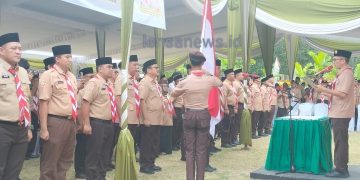 Pelantikan Pramuka, Plt. Camat Kertapati Bapak Rifandi Putra S.STP.,M.Si Sebagai Ka Mabiran Kecamatan Kertapati