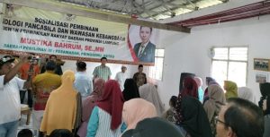 Mustika Bahrum Anggota DPRD Lampung Diapresiasi Kades Gunung Rejo