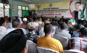 Mustika Bahrum Anggota DPRD Provinsi Lampung jadi Narsum Sosialisasi PIP di Pesawaran 
