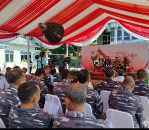 Anggota DPRD Provinsi Lampung, Ade Utami Ibnu jadi Narsum di Markas AL Lampung