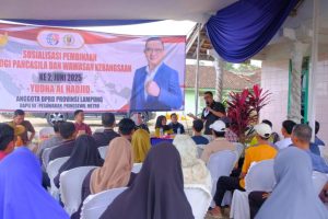 Yudha Alhadjid Anggota DPRD Provinsi Lampung reses PIP di Pesawaran