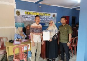 ATR/BPN Lebak Bagikan 637 Sertifikat PTSL 2025 di Desa Binong, Warga Ucapkan Terimakasih