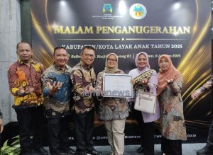 Bupati Ela Terima Penghargaan KLA, Lampung Timur Konsisten Lindungi Hak Anak