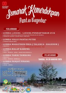 Semarak Kemerdekaan Republik Indonesia ke-80, Pokdarwis Pantai Bagedur Gelar Beragam Perlombaan
