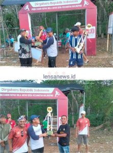 Desa Sumberwaras Raih Juara 1 Sepakbola PHBN Antar Desa se-Kecamatan Malingping