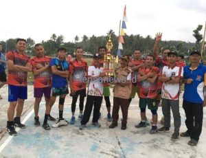 Tim Volly PGRI Panggarangan Raih Juara 1 Semarak HUT RI ke-80, PHBN Kecamatan Panggarangan