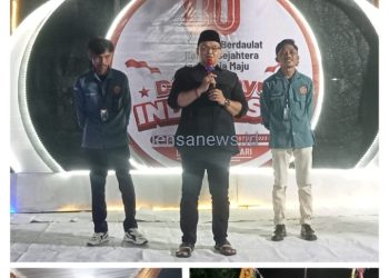 Ratusan Warga Dusun Bangun Sari Ramaikan Malam Puncak Acara HUT ke-80 RI