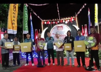 Juara I Lomba Leng, Wartawan Warnai Peringatan HUT RI ke-80 di Dusun Bangun Sari