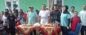 Wabup Pesawaran Terpilih Hadiri Jalan Sehat di Desa Bogorejo