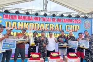Bupati Takalar Hadiri Final Lomba Balap Perahu Katinting Race Laikang Seri 4