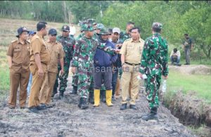 Dandim 0429/Lamtim Kembali Lakukan Peninjauan Lokasi Optimasi Pahan Rawa