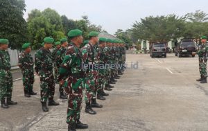 Antisipasi Bangsit Rencana Aksi UNRAS, Kodim 0429/Lamtim Siagakan 1 Pleton Personil Siap Gerak