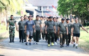 Pimpin Olahraga Bersama, Dandim : “Sehat Penting Bagi Keberhasilan Tugas”