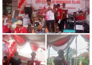Ribuan Warga Desa Kebagusan Ikuti Jalan Sehat HUT RI ke-80 