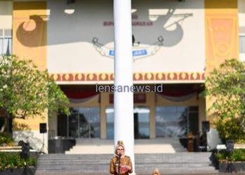 Pimpin Apel Perdana, Ini Pesan Bupati Nanda Kepada Pegawai Pemkab Pesawaran