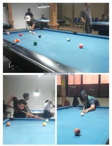 Tiga Wartawan PWI Pesawaran Ikut Turnamen Biliyard SIWO