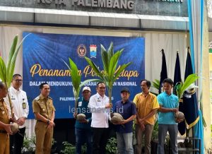 Strategi Ketahanan Pangan, Penanaman Pohon Kelapa Serentak Lapas Kelas 1 Palembang