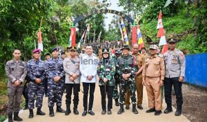 Bupati Nanda Tutup Karya Bakti TNI 2025, Infrastuktur Desa Trimulyo Meningkat