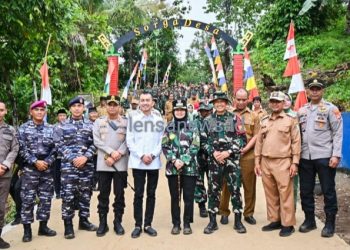 Bupati Nanda Tutup Karya Bakti TNI 2025, Infrastuktur Desa Trimulyo Meningkat