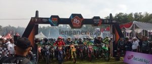 HUT ke – 80 TNI, Ribuan Rider Unjuk Keahlian di PTPN I Regional 7 Way Berulu