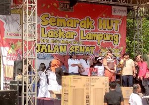 Jalan Sehat Semarak HUT ke-2 DPC Laskar Lampung Kota Metro, Iwan Munir Sindir Pemkot: Pilkada Sudah Berlalu, Undangan Tak Dihadiri
