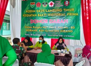 Bhakti Teritorial Prima Kodim 0429/Lamtim dalam Rangka HUT TNI ke-80