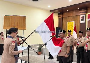 Pengurus Gugus Depan Gerakan Pramuka Lapas Kelas I Palembang Resmi Dikukuhkan
