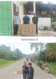KT Desa Bolang Salurkan Bantuan Hasil Donasi kepada Keluarga Almarhum Abah Awong di Kampung Sawagi