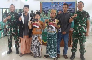 Kodim 0429/Lamtim Gelar Bakti Sosial Kesehatan Peringatan HUT TNI ke-80