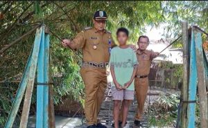 Video Jembatan Gantung di Pesawaran Viral, Pemdes Sukaraja Perbaikan 2026 Pemeran dalam Video Terima Bantuan