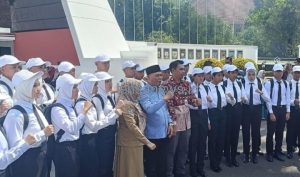 Langkah Awal Calon Praja Asal Sumsel Resmi Masuk Kampus IPDN Jatinangor Jabar