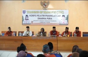 Bupati Lamtim Hadir dan Motivasi Peserta TOT Pelatih Pramuka