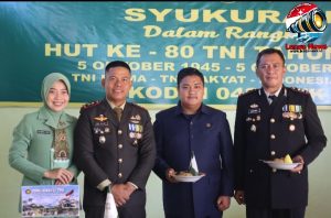 Hadiri Upacara HUT ke-80 TNI, Kapolres Way Kanan Berharap TNI Semakin Prima dan Dicintai Rakyat