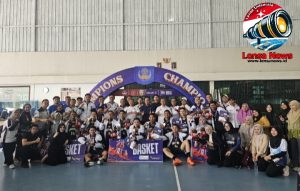 Tim Basket Kemenimipas Raih Emas PORNAS XVII KORPRI