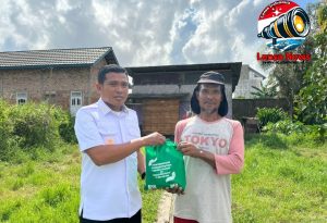 Lapas Kelas I Palembang Salurkan Bantuan Sosial kepada Masyarakat Kurang Mampu