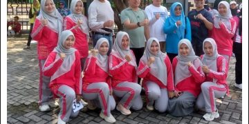 Bambang Imam Santoso Resmi Membuka Lomba Senam Kreasi yang Digelar DPC AWPI Kota Metro