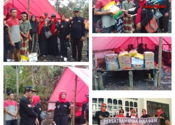 PAS DPD Bantaeng Salurkan Bantuan Kemanusiaan untuk Korban Kebakaran di Tompobulu