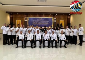 Komitmen dalam Pemberantasan Narkoba dan Barang Terlarang, Lapas Kelas I Palembang ikuti Penandatanganan Deklarasi Serentak