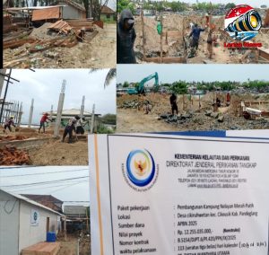Proyek Kementrian Kelautan dan Perikanan di Cikiruhwetan Diduga Langgar K3