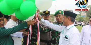 Irup Peringatan Hari Santri, Dandim 0429/Lamtim Bacakan Amanat Menteri Agama RI