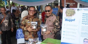 Kalapas Palembang Menghadiri Launching SI CANTIK dan Perkenalkan Program Budidaya Maggot pada Pameran Cipta Karya Warga Binaan