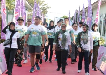 Fun Run 5K Sukses, Dandim : Lampung Timur Menyala