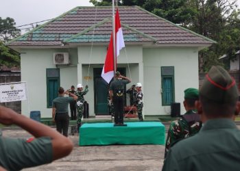Upacara Peringatan Hari Sumpah Pemuda Kodim 0429/Lamtim Berlangsung Khidmat