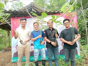 Warnai Hari Sumpah Pemuda, PTI Lebak Bersama DPD Banten Tanam 10.000 Ribu Bibit