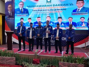 Musda VI DPD PAN Kota Palembang di Hotel Beston: Semangat “SEJUK” Menggerakkan Perubahan Sumatera Selatan