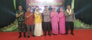 Wujud Sinergi TNI Polri, Danramil Hadiri Acara Pisah Sambut Kapolsek Batanghari